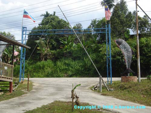 Fish Massage at Kampung Luanti, Ranau - main entrance