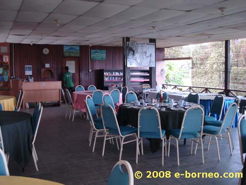 Sabah Tea Garden - the dining area